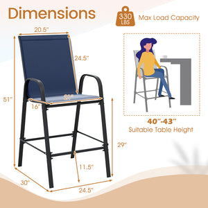Selected fabric is breathable  sun-protective  tear-proof  and anti-fading<br>Designed with an inclined backrest that offers optimal back support<br>Curved armrests ensure perfect relaxation for arms<br>Boasts an enlarged seat  which features a wider surf