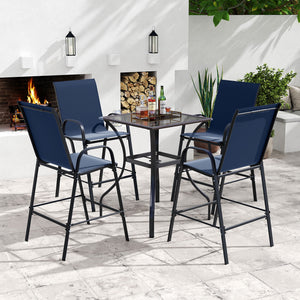 Selected fabric is breathable  sun-protective  tear-proof  and anti-fading<br>Designed with an inclined backrest that offers optimal back support<br>Curved armrests ensure perfect relaxation for arms<br>Boasts an enlarged seat  which features a wider surf