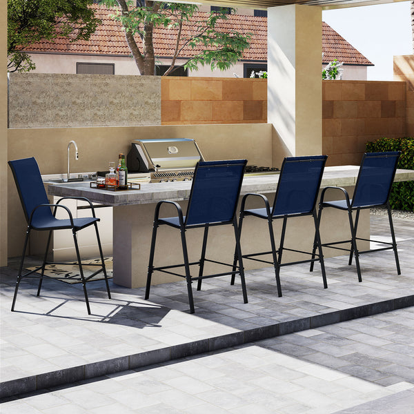 Selected fabric is breathable  sun-protective  tear-proof  and anti-fading<br>Designed with an inclined backrest that offers optimal back support<br>Curved armrests ensure perfect relaxation for arms<br>Boasts an enlarged seat  which features a wider surf