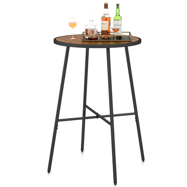 The 41" height is ideal for comfortable standing or bar stool seating<br>The acacia wood combines elegant natural grain with long-lasting performance<br>Ensure a smooth and safe touch thanks to the splinter-free surface<br>Offer reliable strength and dura