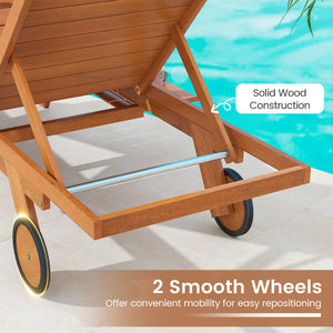 Solid wood construction for stable and reliable support<br>Ensure smooth and comfortable touch with a splinter-free surface<br>Add a rustic charm with its natural wood grain<br>Allow you to customize your reclining position with 4-level adjustable backres