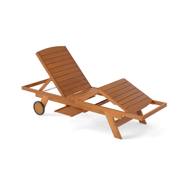 Solid wood construction for stable and reliable support<br>Ensure smooth and comfortable touch with a splinter-free surface<br>Add a rustic charm with its natural wood grain<br>Allow you to customize your reclining position with 4-level adjustable backres