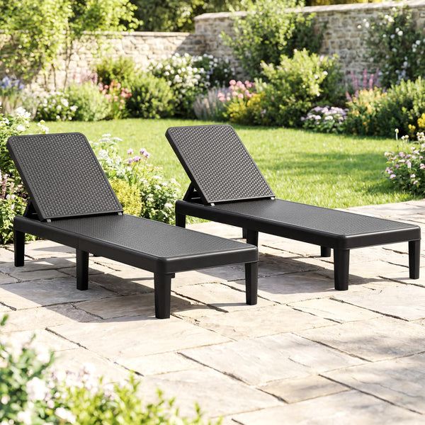 Â 4-position adjustable backrest can adapt to different needs for maximum support<br>Â Great for chatting  sunbathing  reading or taking a break<br>Â Crafted from premium PP material for outdoor use<br>Â Sun-protective and waterproof surface for easy main