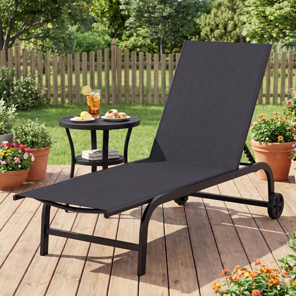 6-level adjustable backrest for you to find your perfect and comfortable angle<br>The mechanism enables gaming (114Â°)  drinking (126Â°) or chatting (148Â°)easily<br>The design permits reading (137Â°)  resting (158Â°) or sunbathing (180Â°) comfortably<br>