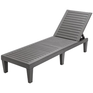 Sturdy construction and 6 reinforced legs offer strong support<br>Adjustable backrest with 5 positions can meet your different needs<br>Simple and stylish style can well match with other outdoor furniture<br>The hollowed-out design helps to ventilate and 