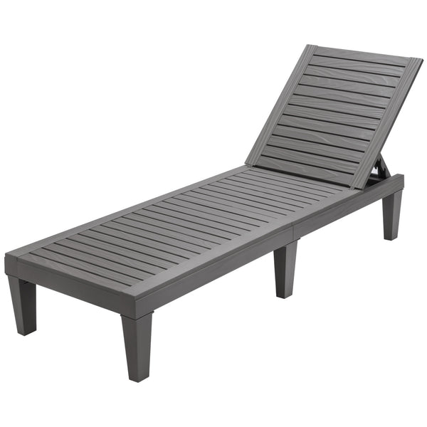 Sturdy construction and 6 reinforced legs offer strong support<br>Adjustable backrest with 5 positions can meet your different needs<br>Simple and stylish style can well match with other outdoor furniture<br>The hollowed-out design helps to ventilate and 