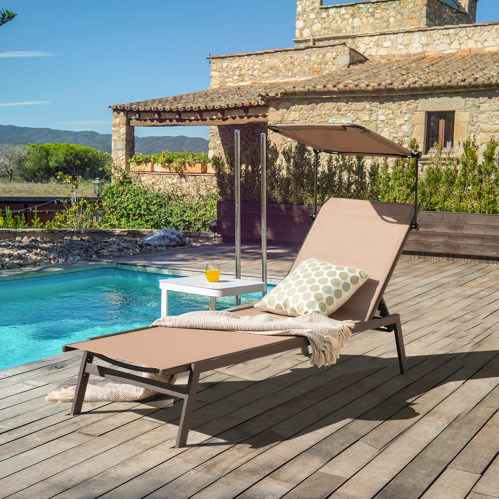 Fulfill your different needs with a 6-level backrest adjustment<br>Enjoy the sunlight or not  it's all up to you with an adjustable sunshade<br>Make drink within reach thanks to the rotary hidden cup holder<br>Come with 330 lbs max weight by the support o