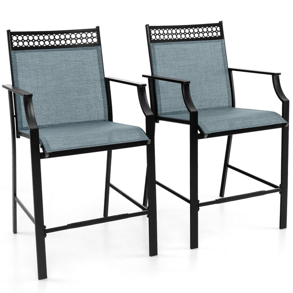 Metal frame resists deformation and offers strong support<br>High-quality fabric prevents ripping and tears<br>Breathable seat fabric is also quick to dry<br>Curved seat enhances comfort for long periods<br>Inclined backrest provides necessary support<br>