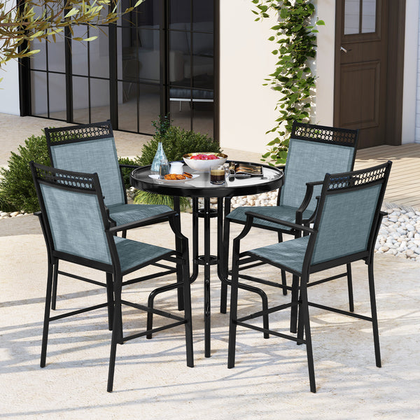 Metal frame resists deformation and offers strong support<br>High-quality fabric prevents ripping and tears<br>Breathable seat fabric is also quick to dry<br>Curved seat enhances comfort for long periods<br>Inclined backrest provides necessary support<br>
