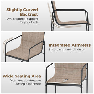 Slightly curved backrest offers optimal support for your back<br>Integrated backrests ensure ultimate relaxation<br>Wide seating area promotes comfortable sitting experience<br>Premium fabric is breathable  wear-resistant and non-fading<br>Heavy-duty meta