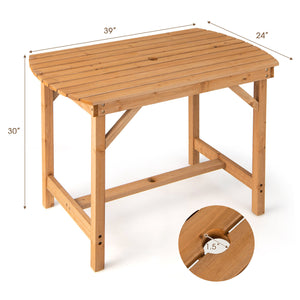 Ensure higher strong stability with solid fir wood <br>Burr-free surface for a smooth touch <br>Slatted tabletop for easy cleaning <br>Come with 400 lbs higher bearing capacity <br>Sturdy triangular structure for extra stability <br>Bring space up to 4 - 