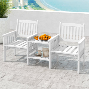 High-strength fir wood with splinter-free surface for built to last and natural beauty<br>Contoured backrests and wide seats for optimal comfort<br>Provide you with a breathable seating experience with a slatted design<br>Keep your items within reach than
