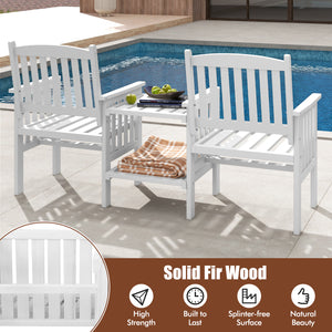 High-strength fir wood with splinter-free surface for built to last and natural beauty<br>Contoured backrests and wide seats for optimal comfort<br>Provide you with a breathable seating experience with a slatted design<br>Keep your items within reach than