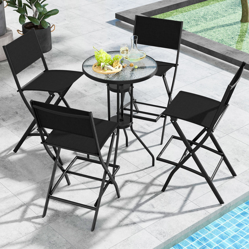 High-quality fabric is easy to dry  tear-proof  non-fading and breathable<br>Spacious seat is roomy to make you sit more comfortably<br>Folding footrest to hold your legs for relaxation and balance<br>Sprayed metal tubes are sturdy and rustproof during th