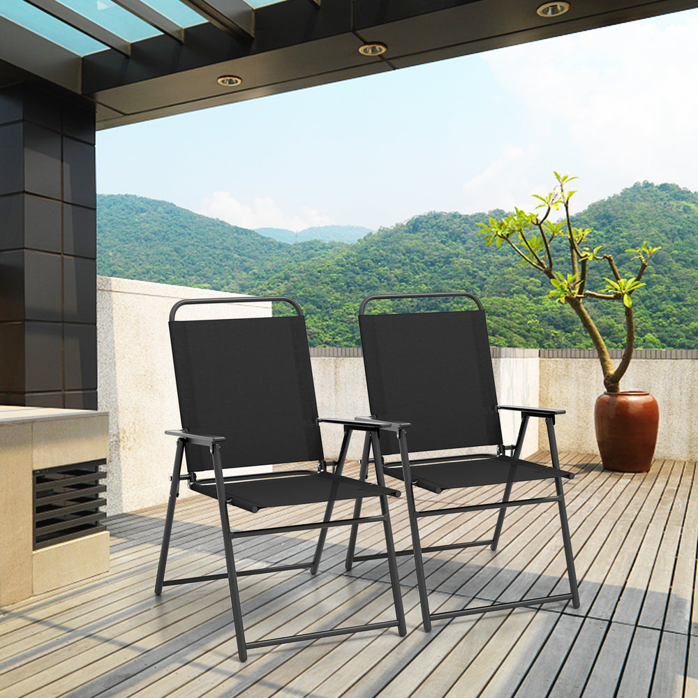 Foldable for simple and convenient storage.<br>No assembly is required to save your time and effort.<br>Fitted with quick drying surface for easy maintenance.<br>The stable armrests offer robust support for your arms.<br>Comfortable fabric surface provide