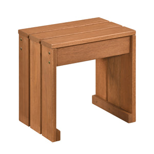 Multipurpose use for side table  plant stand or storage rack<br>Sturdy thickened wood slats for even weight distribution<br>Strong 242 lbs weight capacity for steady seating<br>Natural wood grain for minimalist design<br>Easy to move between indoor and co