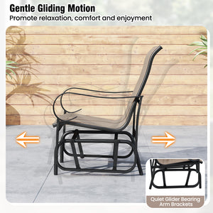 Promote relaxation  comfort and enjoyment with a gentle gliding motion<br>High-quality gilder bearing arm brackets for quiet back-and-forth swinging<br>Breathable and quick-drying fabric for cool seating and easy maintenance<br>The fabric is also fade-res