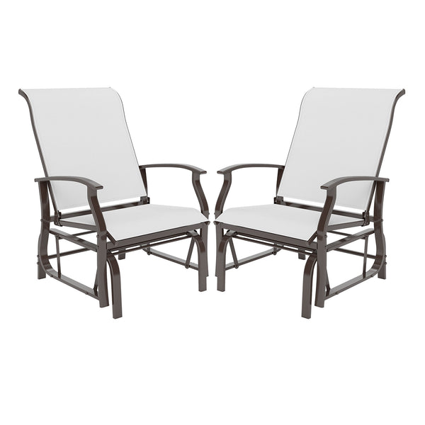 Sturdy rocking motion for relaxing sitting<br>High inclined backrest and comfortable seat fit well with your body curve<br>Added armrests for comfy arm support<br>Breathable and enduring seat fabric avoids sweatiness and ensures long-term use<br>Sturdy me