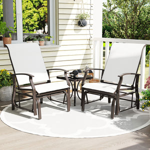 Sturdy rocking motion for relaxing sitting<br>High inclined backrest and comfortable seat fit well with your body curve<br>Added armrests for comfy arm support<br>Breathable and enduring seat fabric avoids sweatiness and ensures long-term use<br>Sturdy me
