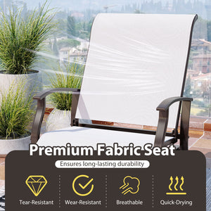 Sturdy rocking motion for relaxing sitting<br>High inclined backrest and comfortable seat fit well with your body curve<br>Added armrests for comfy arm support<br>Breathable and enduring seat fabric avoids sweatiness and ensures long-term use<br>Sturdy me