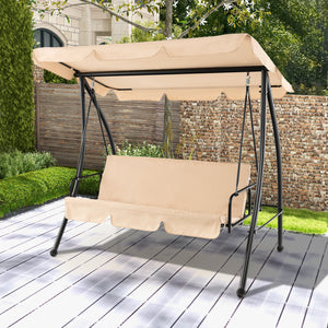 2 boxes shipment  delivery time may vary<br>Box 1 includes screws and related parts  box 2 includes other parts<br>Can be used as a swing chair or a flat bed thanks to the convertible design<br>Seat up to 2 people and 600 lbs max load for swing chair<br>S