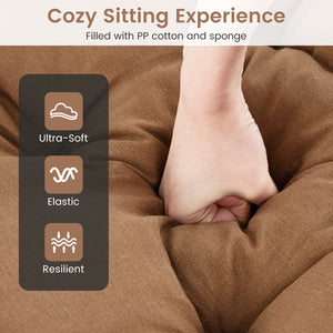 The cushion cover is wear-resistant with a long lifespan<br>The cushion cover is breathable and will not fade easily<br>Thickened cushion with high resilience cotton for optimal comfort<br>Equipped with 4 string ties to keep the cushion firmly attached to