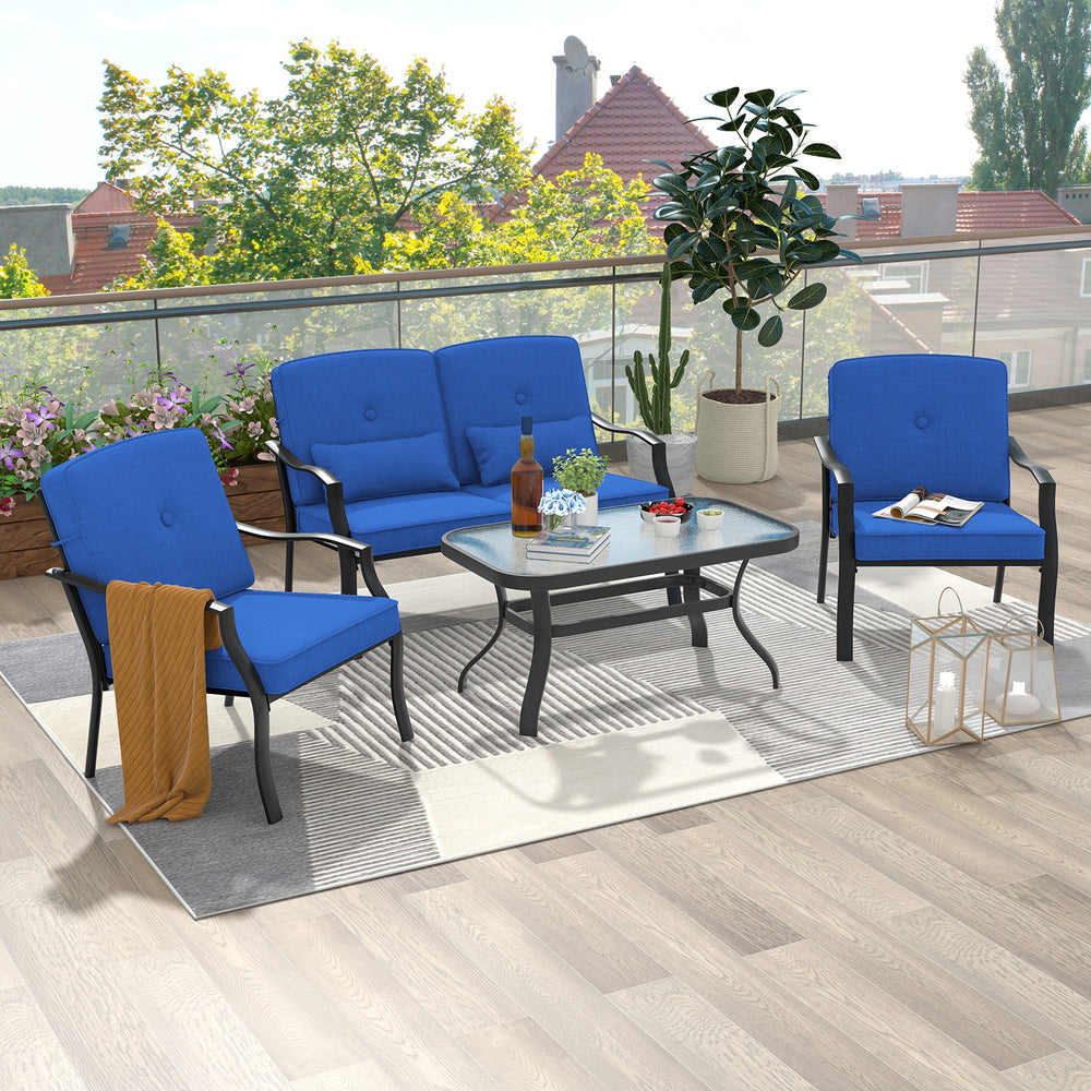 Ergonomic seat effectively relieves your fatigue <br>Soft cushions and pillows offer endless comfort <br>Smooth zippers make cushion covers easy to detach and wash <br>Fixing buckles keep the cushions in right place <br>Heavy-duty metal frame for high sta