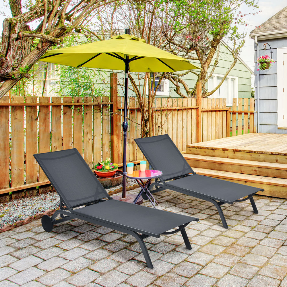 Are you looking for a chaise lounge to take a nap on the balcony  backyard or garden? Come and check out this adjustable lounge chair! Â  The adjustable backrest of chaise lounge with six positions will satisfy your different needs of reading  lying and s