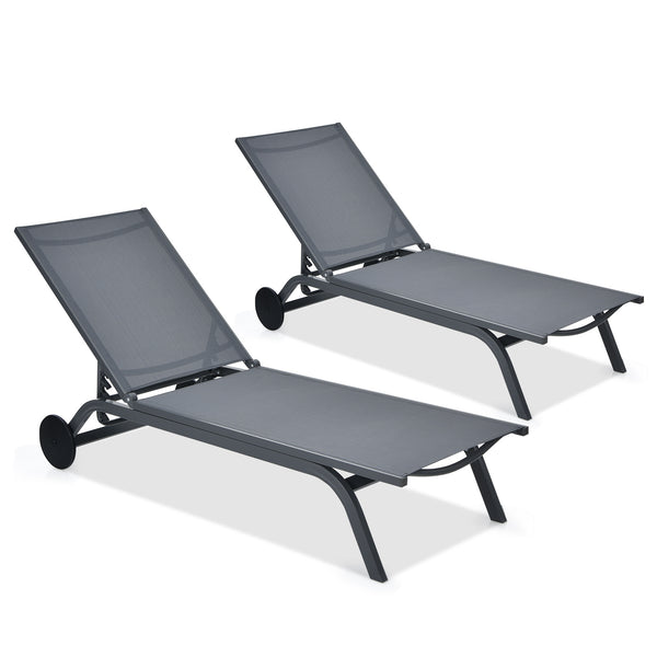 Are you looking for a chaise lounge to take a nap on the balcony  backyard or garden? Come and check out this adjustable lounge chair! Â  The adjustable backrest of chaise lounge with six positions will satisfy your different needs of reading  lying and s