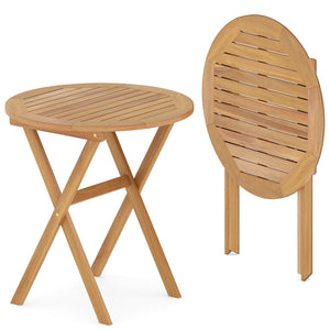 Built to last strength with solid acacia wood frame<br>Smooth surface for a comfortable and safe experience<br>Please regularly oil the wood surface for optimal maintenance<br>Easy to fold for space saving with adjustment of fixing devices<br>Portable des