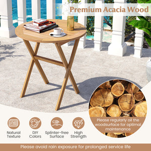 Built to last strength with solid acacia wood frame<br>Smooth surface for a comfortable and safe experience<br>Please regularly oil the wood surface for optimal maintenance<br>Easy to fold for space saving with adjustment of fixing devices<br>Portable des