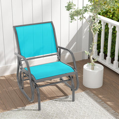 The powder-coated steel frame ensures sturdiness and durableness<br>Armrests and a little sloping backrest provide comfortable experience<br>Swing back and forth with chair to relax yourself<br>4 pads at the bottom prevent slipping and protect ground<br>P