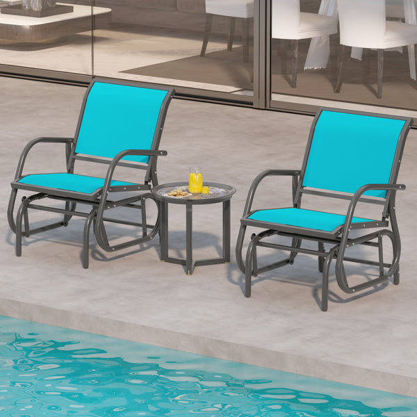 The powder-coated steel frame ensures sturdiness and durableness<br>Armrests and a little sloping backrest provide comfortable experience<br>Swing back and forth with chair to relax yourself<br>4 pads at the bottom prevent slipping and protect ground<br>P