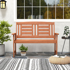High-quality hardwood build ensures years of reliable outdoor use<br>Smooth  splinter-free finish maintains the wood's natural beauty<br>Gently angled 108Â° backrest provides optimal comfort and relaxation<br>Generously sized armrests offer extra support 