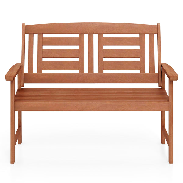 High-quality hardwood build ensures years of reliable outdoor use<br>Smooth  splinter-free finish maintains the wood's natural beauty<br>Gently angled 108Â° backrest provides optimal comfort and relaxation<br>Generously sized armrests offer extra support 