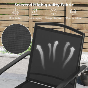 360Â° swivel seat allows you to enjoy unrestricted conversation<br>Gentle rocking motion offers added relaxation<br>High backrest and built-in armrests ensure cozy sitting posture<br>Breathable and quick drying seat ensure a sweat-free experience<br>Sturd