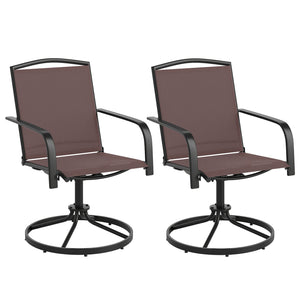 360Â° swivel seat allows you to enjoy unrestricted conversation<br>Gentle rocking motion offers added relaxation<br>High backrest and built-in armrests ensure cozy sitting posture<br>Breathable and quick drying seat ensure a sweat-free experience<br>Sturd