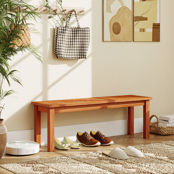 Solid wood construction for reliable support<br>Reinforced structure under the seat for extra stability<br>Allow for better breathability with a slatted seat<br>2-person seating area for a comfortable feeling<br>Ensure a smooth touch with a splinter-free 