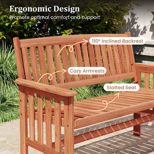Natural wood grain enhances beauty with an elegant look<br>High-quality wood prevents splinters for safe relaxation<br>The sturdy frame with high hardness provides a reliable and stable seating option<br>Reinforced crossbar for additional stability<br>Sea