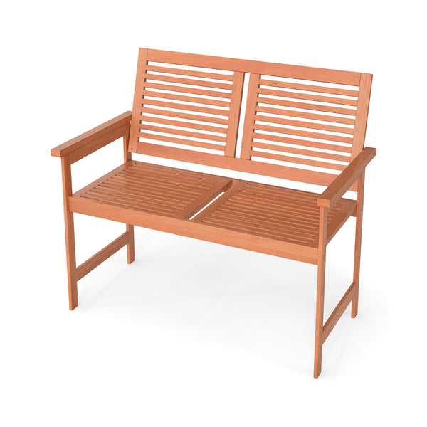 Solid wood construction for high strength and reliable support<br>Add a touch of natural beauty to your outdoor setting<br>The splinter-free surface ensures a safe and comfortable experience<br>Seat up to 2 people  enjoy outdoor leisure time with your lov