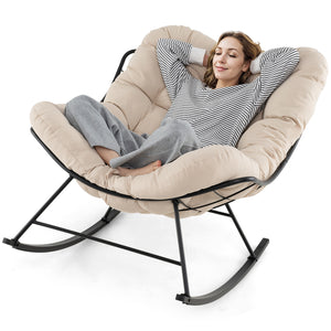 Breathable and thick cushion for superior comfort<br>Enduring cover resists to fade for long time use<br>Ergonomic design makes it align with the natural curve of your body<br>Egg chair provides comfortable support for your head  back  hip and leg<br>Gent