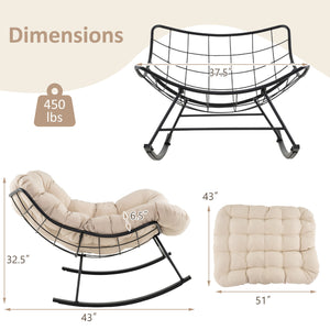 Breathable and thick cushion for superior comfort<br>Enduring cover resists to fade for long time use<br>Ergonomic design makes it align with the natural curve of your body<br>Egg chair provides comfortable support for your head  back  hip and leg<br>Gent