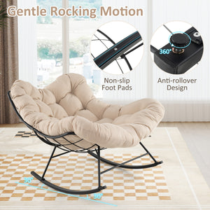 Breathable and thick cushion for superior comfort<br>Enduring cover resists to fade for long time use<br>Ergonomic design makes it align with the natural curve of your body<br>Egg chair provides comfortable support for your head  back  hip and leg<br>Gent