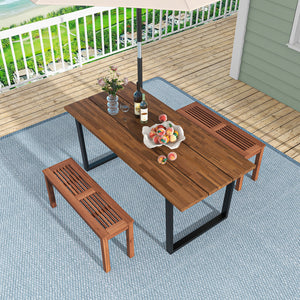 Solid wood construction for sturdiness and durability<br>Ventilated slatted seat provides a comfortable seating<br>Spacious seating area for up to 2 people <br>Easy-to-clean surface requires little maintenance<br>Bottom reinforced wood strips for better s