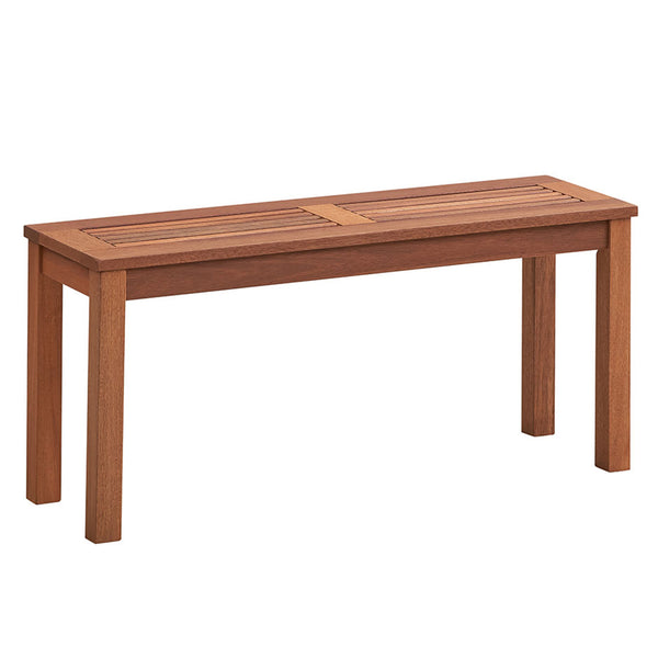 Solid wood construction for sturdiness and durability<br>Ventilated slatted seat provides a comfortable seating<br>Spacious seating area for up to 2 people <br>Easy-to-clean surface requires little maintenance<br>Bottom reinforced wood strips for better s