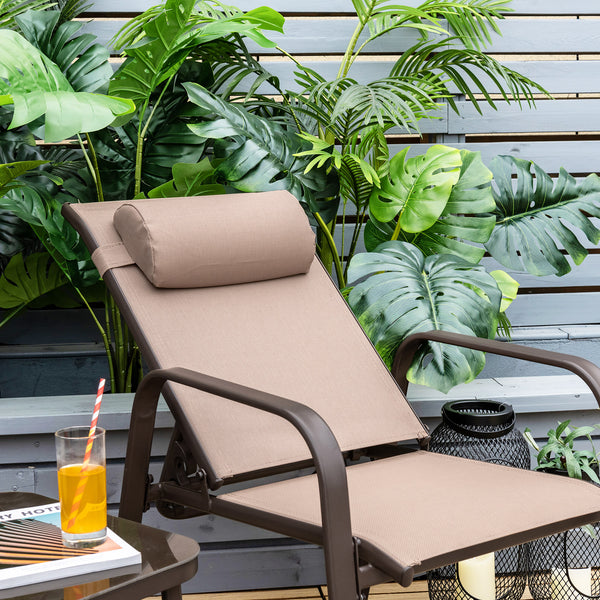This 3-piece patio bistro set has stackable chair and tempered glass top table. Â  Designed with modern style and compact size  this outdoor conversation set not only brings out the perfect taste of life but also fits the limited places  such as patio  po
