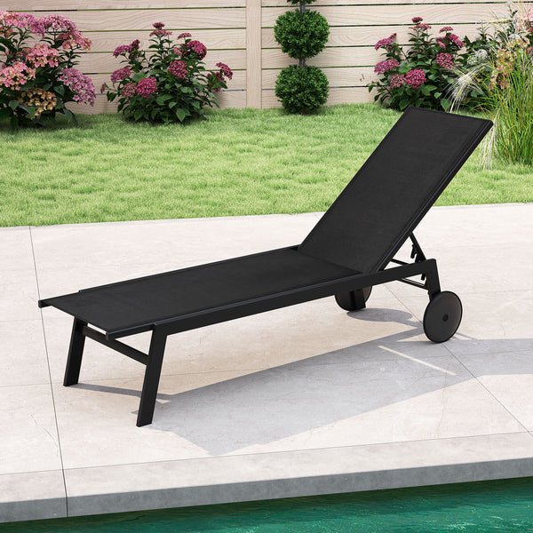 Customize your position with a 6-level adjustable backrest<br>The backrest includes a full flat position for better sunbathing<br>Long-lasting adjustment brackets for a user-friendly design<br>Make you feel comfortable with breathable fabric<br>Quick-dryi