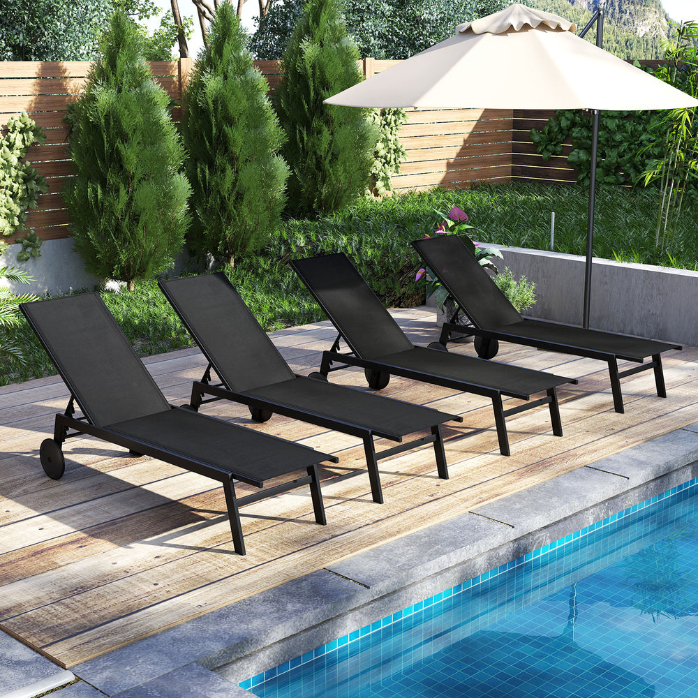 Customize your position with a 6-level adjustable backrest<br>The backrest includes a full flat position for better sunbathing<br>Long-lasting adjustment brackets for a user-friendly design<br>Make you feel comfortable with breathable fabric<br>Quick-dryi
