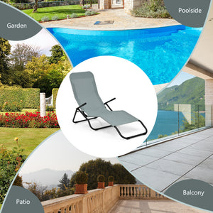 Lie on this 2-piece patio chaise lounges with your beloved one and enjoy a relaxing summer afternoon! Â  The ergonomically designed seat with high backrest and non-slip armrests provides you with an ultra-comfortable lying experience. And you can swing ba