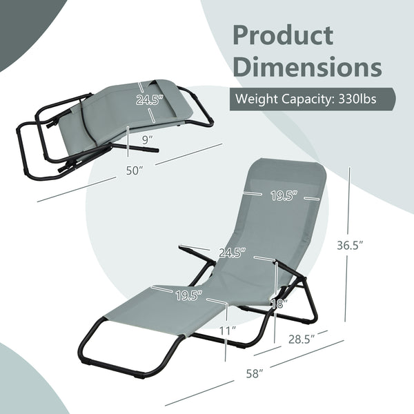 Lie on this 2-piece patio chaise lounges with your beloved one and enjoy a relaxing summer afternoon! Â  The ergonomically designed seat with high backrest and non-slip armrests provides you with an ultra-comfortable lying experience. And you can swing ba